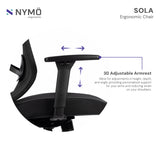 Sola Headrest Ergonomic Chair